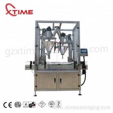 Automatic apple cider vinegar powder flour Auger powder filling machine